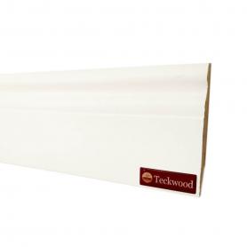 Плинтус Teckwood Белый Классик (80 мм. х 16 мм.)